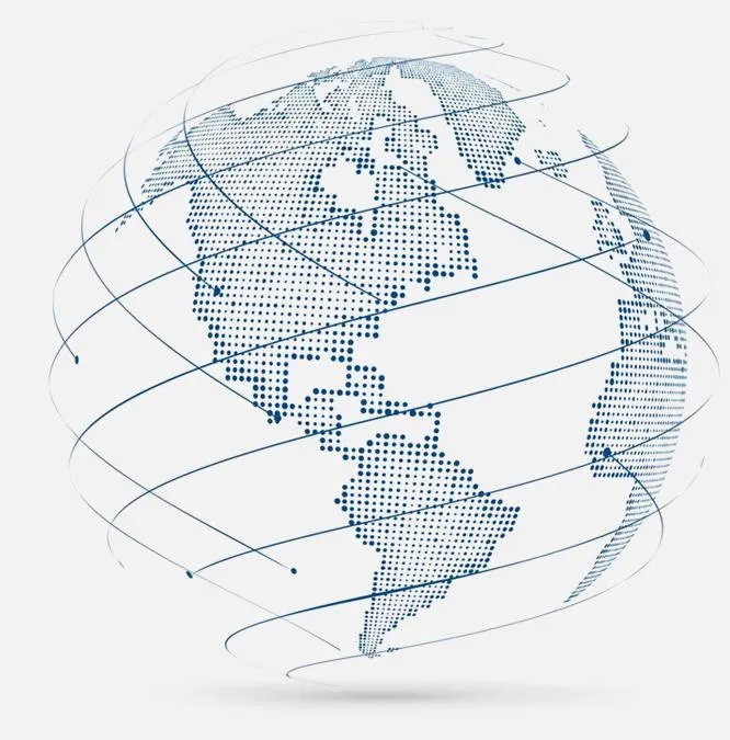 Global technology illustration